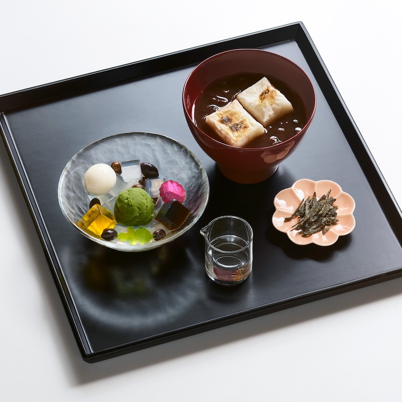 【パスポート特典】限定メニュー・「抹茶あんみつ」「お汁粉」のセット提供｜虎屋菓寮 京都一条店