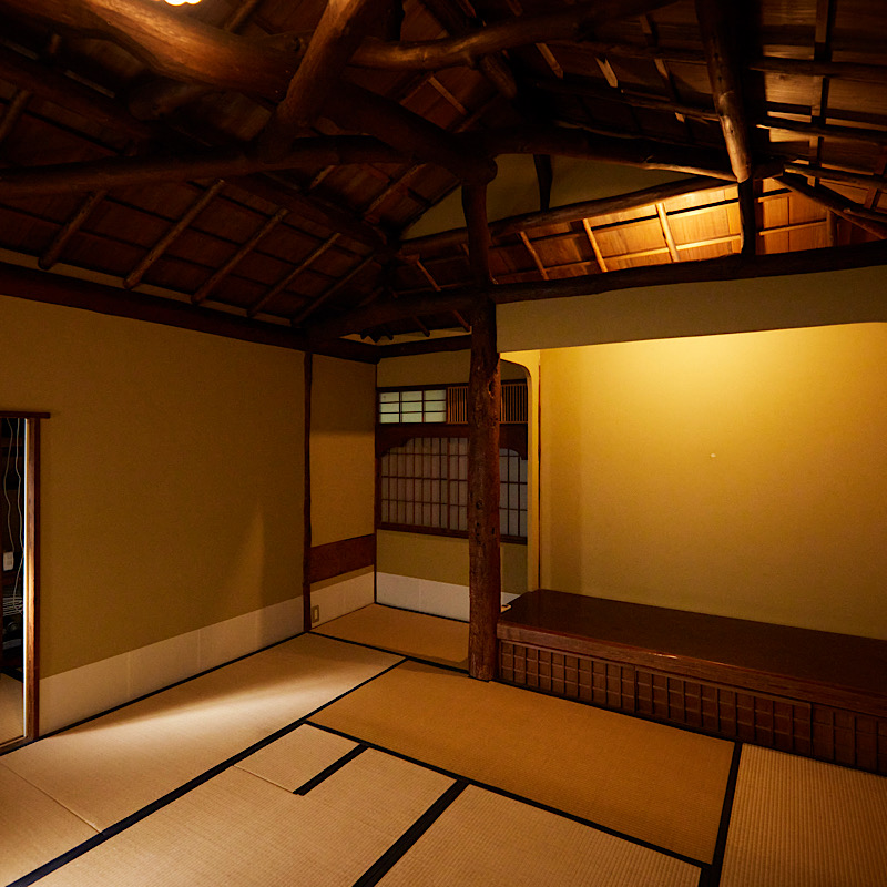 【茂庵】山上モダン茶室群を特別見学、千利休が愛した「楽茶碗」づくり＆田舎席でお茶を